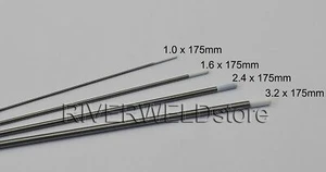 0.8% Zirconiated WZ8 TIG Tungsten Electrode Assorted Size 4pcs - Picture 1 of 2