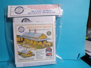 N SCALE  GOLD CITY DEPOT   by N SCALE ARCHITECT # 10063 - Foto 1 di 1