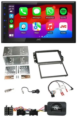 JVC Bluetooth 2DIN Lenkrad DAB USB Autoradio für Chevrolet Aveo Captiva 2006-201 - Bild 1 von 4