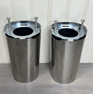 Harley Davidson Chrome Upper Fork Covers Touring Street Road Glide 2014-Up - Picture 1 of 12
