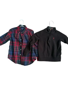 Boys 4T Polo Ralph Lauren Sweater Shirt Bundle - Picture 1 of 4