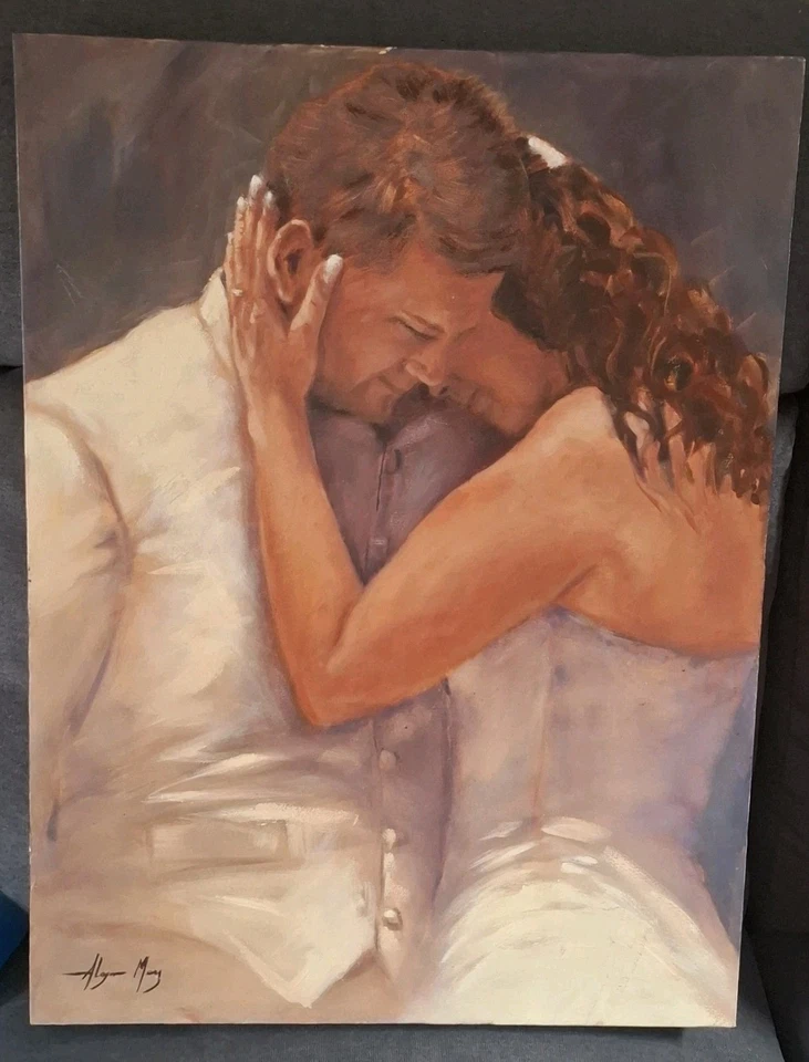 Large Painting Titled 'Love & Protection, By Alyson MAY VICTORIA ARTIST. 2006 - image 1 of 4