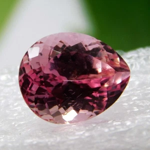 Certified 10.40 Ct Mind Blowing 100% Natural Rose Pink Morganite Gemstone - Picture 1 of 8