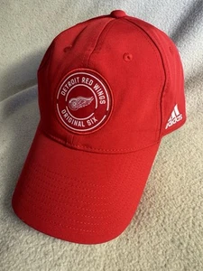 Detroit Red Wings Hat Adidas Authentic Hockey Original Six Teams Strap - Picture 1 of 18