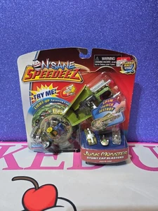 N'Sane Speedeez Junk Monster Stunt Cap Blasters Playmates 2004 NEW - Picture 1 of 7
