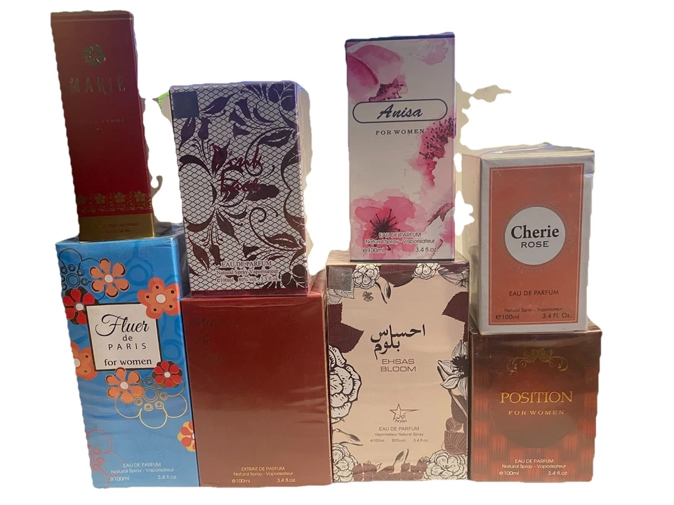 8 piezas de eau de parfums de marca para mujer  Foto 1 de 4