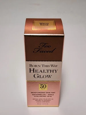 Too Faced Born This Way Healthy Glow SPF 30 Skin Tint WARM SAND 2 oz New - Image 1 of 3