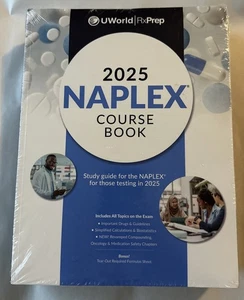 UWorld RxPrep 2025 NAPLEX Course Book for Pharmacist Licensure Exam Preparation - Picture 1 of 8
