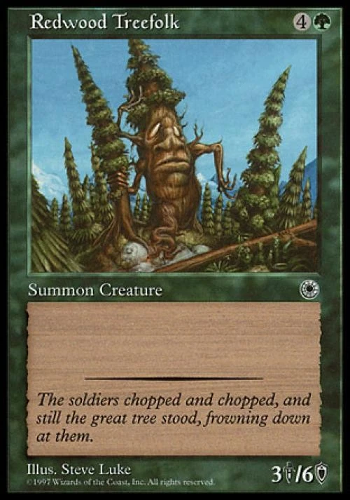 Redwood Treefolk - Medium Play MTG Portal - Image 1 of 1