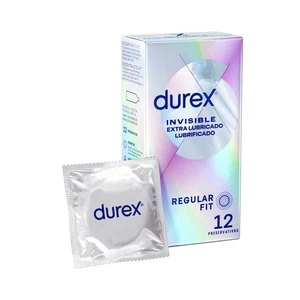 Durex Invisible Extra Lubricado 12 Preservativos Condones el más fino - Bild 1 von 3