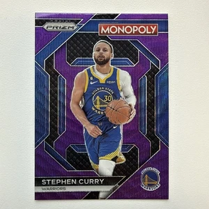 2023-24 Prizm Monopoly  Prizm Skills Stephen Curry #PS8 Purple Wave Prizm - Picture 1 of 2