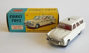 Corgi Toys No. 419, Ford Zephyr Motorway Patrol - Small light - Superb Near Mint - Picture 1 of 13