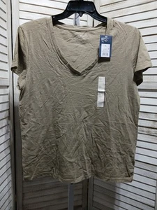 Universal Thread Damen Shirt Größe XL Braun Blätter Kurzarm Tee Pullover - Bild 1 von 12
