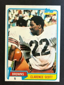 1981 Topps Football #29 Clarence Scott Combined Shipping + Bulk rates - Picture 1 of 2