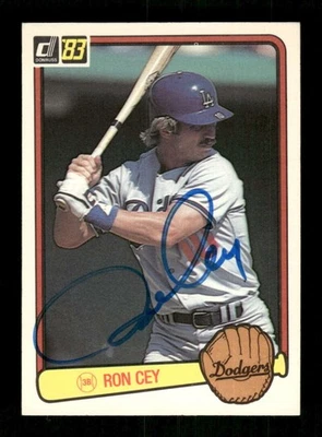 1983 Donruss   84 Ron Cey signed auto autograph  dead centered  ASC BXCP58 - Image 1 of 2