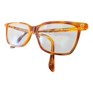 GUCCI GG 0094O 008 HAVANA EYEGLASSES BRILLENGESTELL 54-14-140 Italy TF104AZA5H - Bild 1 von 9