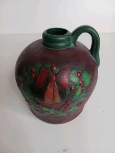 Jarra de Navidad Susan Winger Colores Primitivos Bob's Pottery Country Cabin Grannyco - Imagen 1 de 6