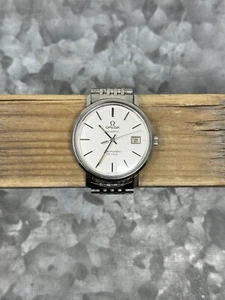 Omega Seamaster De Ville Quartz Stainless Steel Mens Watch, 35mm, Clean, Working - Picture 1 of 11