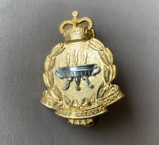 Australian Army Catering Corps Hat Badge Staybrite Prong Fittings F14