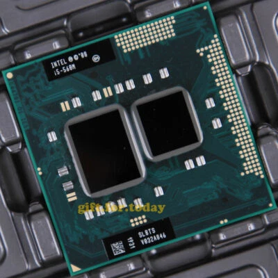 Intel Core i5-560M 2.66 GHz Dual-Core SLBTS 2.5 GT/s Socket G1 Processor CPU  - Image 1 of 4