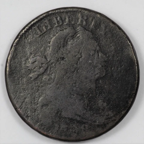1798 Draped Bust Style I Hair US Copper Large Cent 1C S-159 R.3 Cover