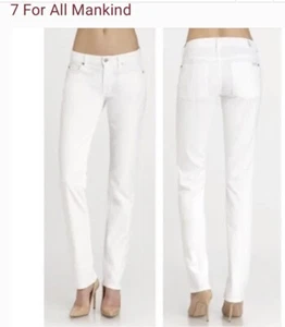 Seven 7 For All Jeans CROPPED Kimmie Straight Leg STRETCH, 23* - Picture 1 of 12