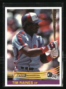 Tim Raines 1984 Donruss #299  Baseball Card