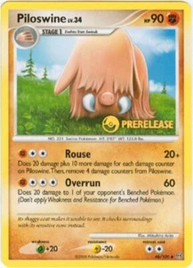 Piloswine - 46/100 - Prerelease Promo NM, English Pokemon Pokemon Promos - Photo 1/1