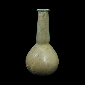 ANTIGUO VIDRIO GRANDE ROMANO UNGENTARIUM - Imagen 1 de 3
