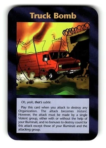 Truck Bomb Card INWO Illuminati New World Order Assassins Game 115/122 - Bild 1 von 4