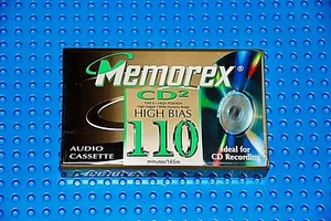 MEMOREX CD2 110 TIPO II CINTA DE CASETE EN BLANCO (1) (SELLADA) - Imagen 1 de 3