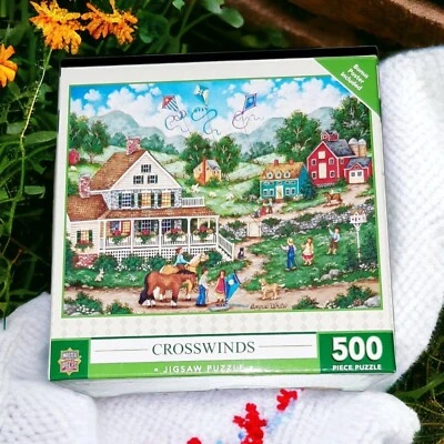 Master Pieces Heartland Collection 500 Piece Jigsaw Puzzle Crosswinds New Sealed - Image 1 of 4