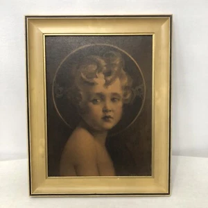 Vintage Kunst gerahmt Das Licht der Welt Künstler C. Bosseron Chambers E.G. Co NY - Bild 1 von 24
