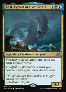 MTG - AESI, TYRANT OF GYRE STRAIT - Duskmourn Commander (M) - Picture 1 of 1