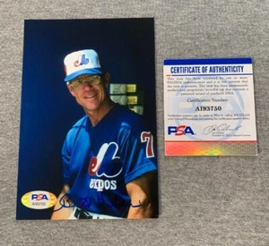 MONTREAL EXPOS MANAGER- BILL VIRDON AUTOGRAPH 4x6 PORTRAIT PHOTO PSA/DNA AI93750 - Picture 1 of 1