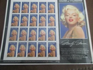 Marilyn Monroe Legends of Hollywood 32 Cent Stamps Scott 2967MNH-Signed by artis - Picture 1 of 2