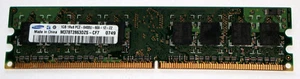1 GB DDR2-RAM 240-pin 1Rx8 PC2-6400U non-ECC 800 MHz 'Samsung M378T2863DZS-CF7' - Imagen 1 de 2
