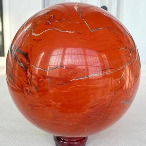 Natürliche rote Jaspis Kugel Quarz Kristall Reiki Kugel Heilung 2660G - Bild 1 von 12
