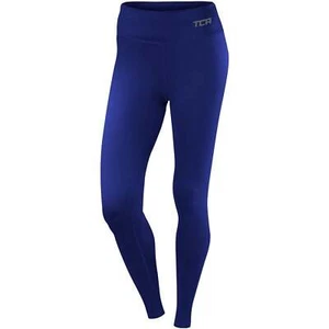 TCA Pro Performance Supreme High Waist Womens Running Tights Blue Seamless Run - Picture 1 of 2