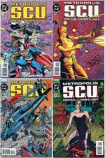 METROPOLIS SCU #1 #2 #3 #4 COMPLETE (DC 1994-95) SUPERMAN WHITE PAGES NEAR MINT
