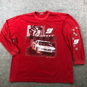 Vintage Nascar Shirt Mens XL Red Kasey Kahne #9 Long Sleeve Graphic Racing * - Picture 1 of 11