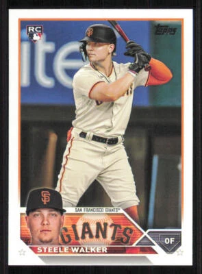 2023 Topps #264 Steele Walker RC - Image 1 of 2