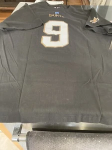 MENS NFL APPAREL NEW ORLEANS SAINTS DREW BREES #9 S/S JERSEY SHIRT 2XL NWT - Picture 1 of 4