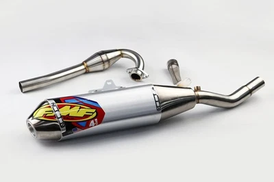 FULL SYSTEM EXHAUST MOTORCYCLE RACING MUFFLER PIPE SILVER KAWASAKI KLX250 — 第 1/4 张图片