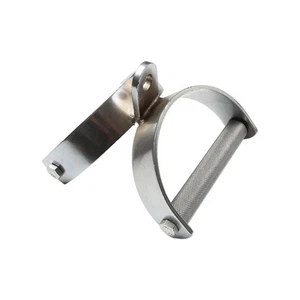 Seated Row Handle Grip Heavy Duty Pull Rod Double D Row Handle for Strength - Picture 1 of 7