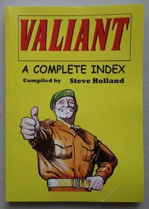 Valiant comic Complete Index Book by Steve Holland (1994) Modern Reprint - Picture 1 of 12