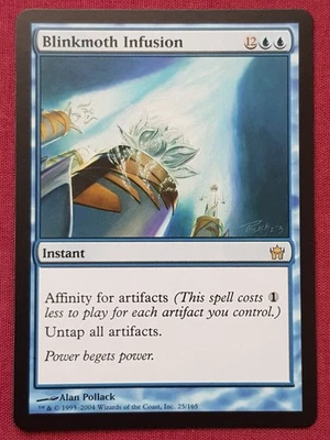 Magic The Gathering FIFTH DAWN BLINKMOTH INFUSION blue card MTG - Image 1 of 2