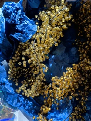 2 guirnaldas de pimienta de vidrio ámbar Pottery Barn de 10 pies Foto 1 de 3