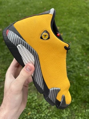 7Y 码 - Jordan 14 复古 GS 反向法拉利 2019 BV1218-706 — 第 1/4 张图片
