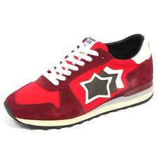 G5564 sneaker uomo ATLANTIC STARS ARGO red/burgundy suede/fabric shoes man